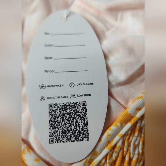 Coolmee Women's Summer Boho Dress Ruffle Cap Sleeve V-Neck Maternity M - Picture 13 of 15